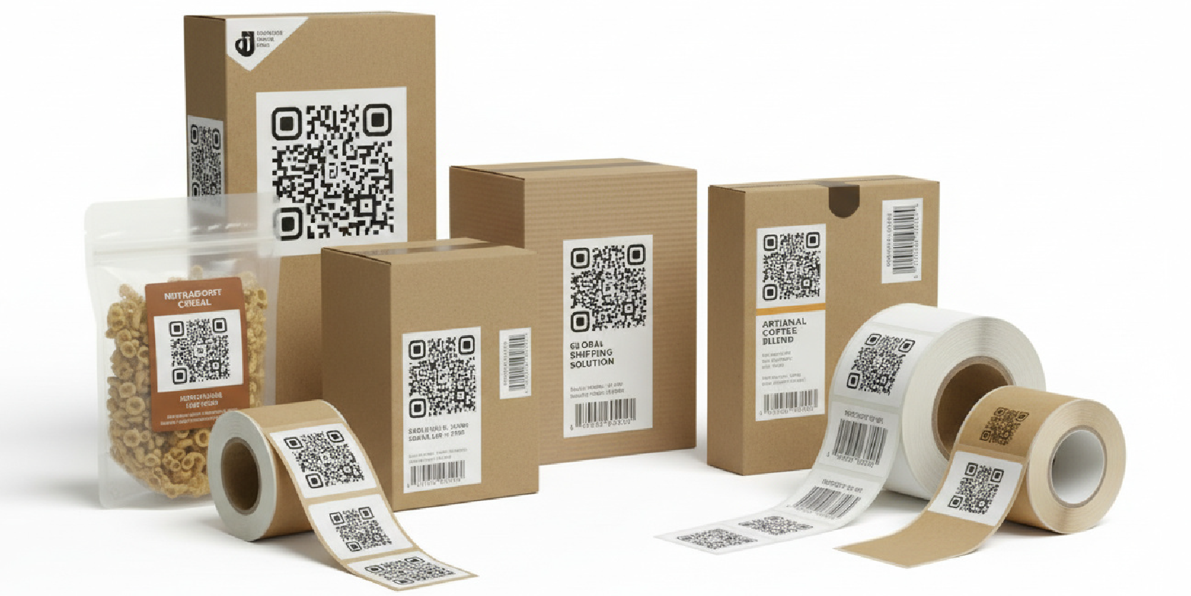 High-resolution barcode and QR code printing for asset tracking and inventory control